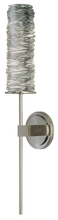  WS533SIPNX3 - Wall Sconce Long Coil Cylinder Silver Polished Nickel Hal G4 35W 700lm